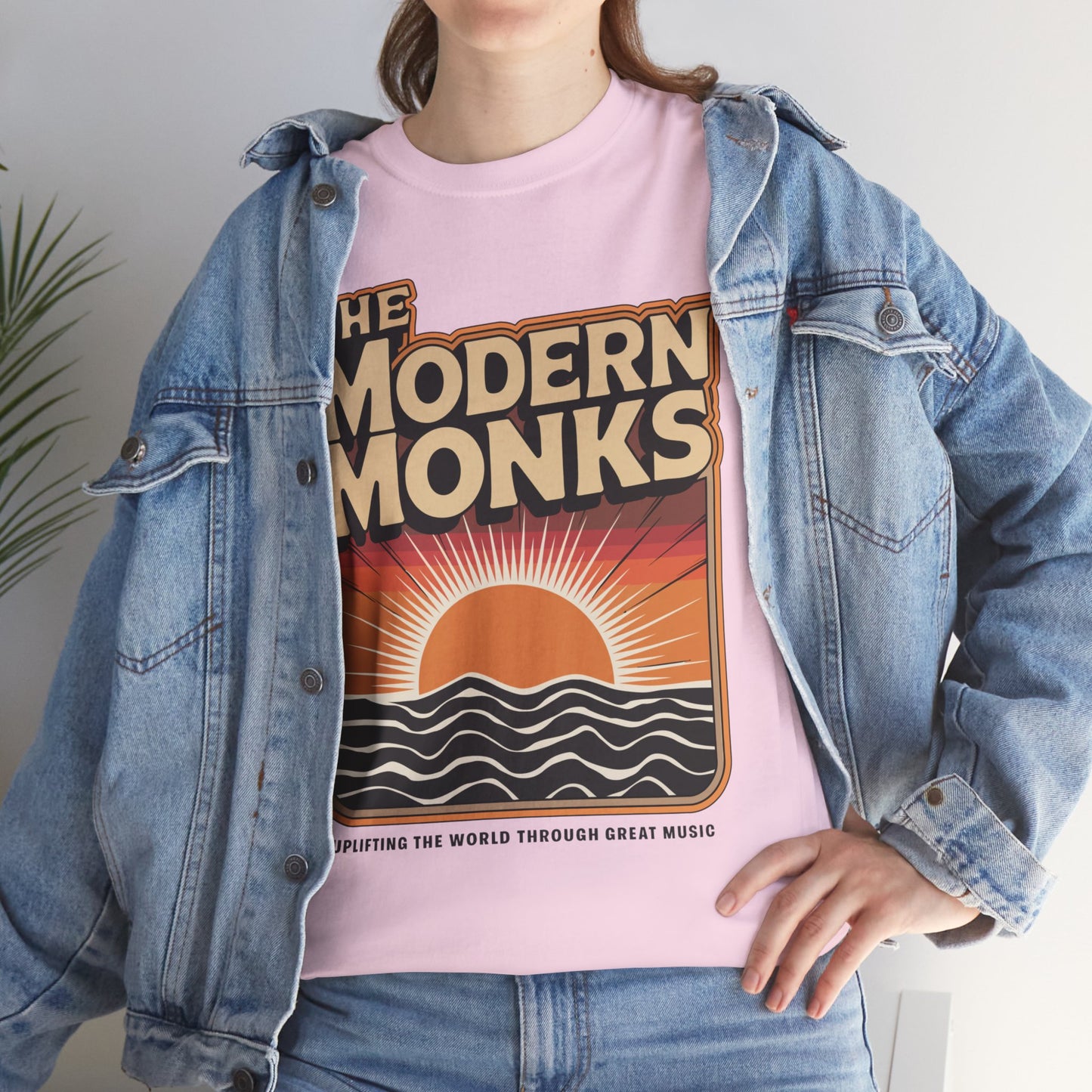 Modern Monks Retro Sunrise T-Shirt