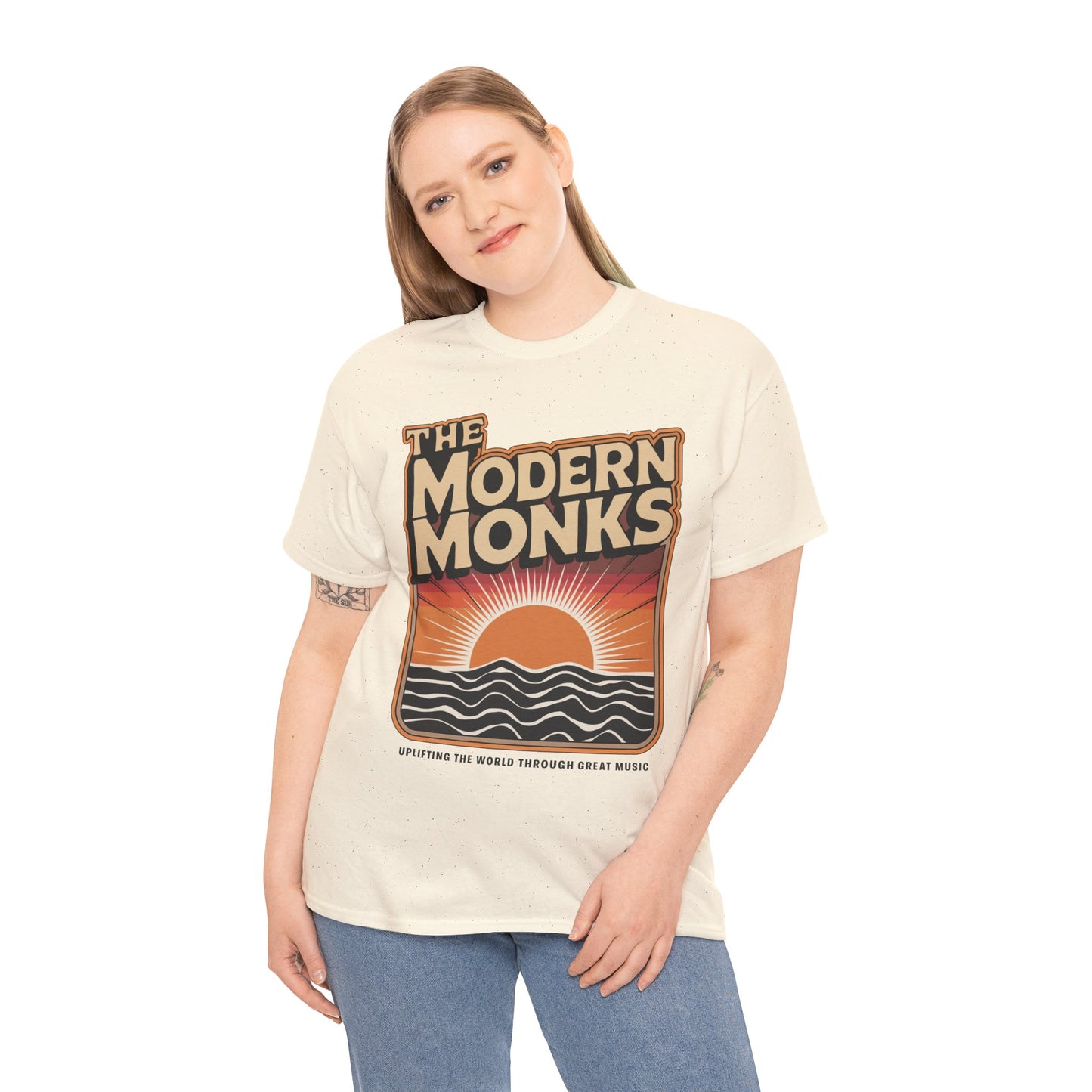 Modern Monks Retro Sunrise T-Shirt
