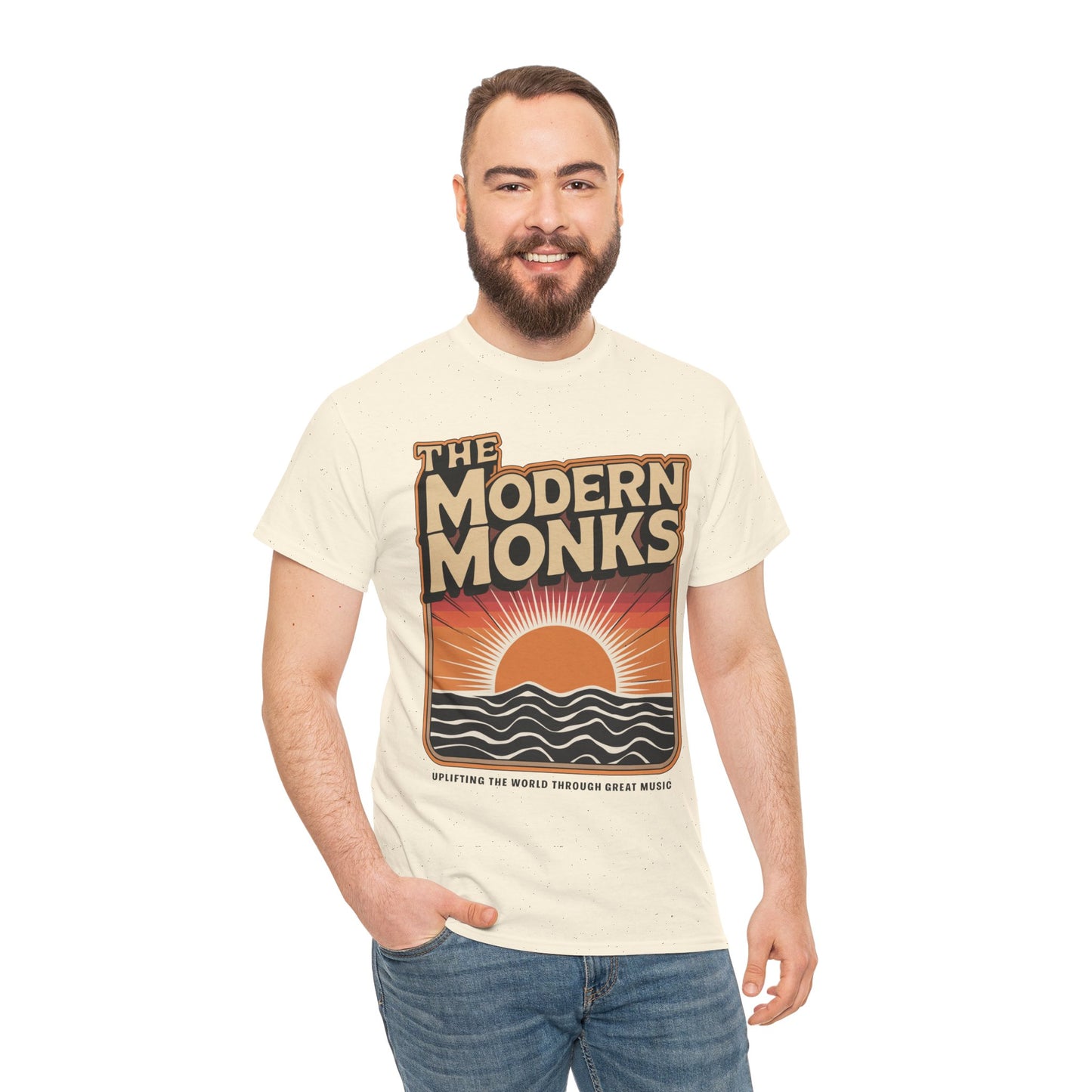 Modern Monks Retro Sunrise T-Shirt