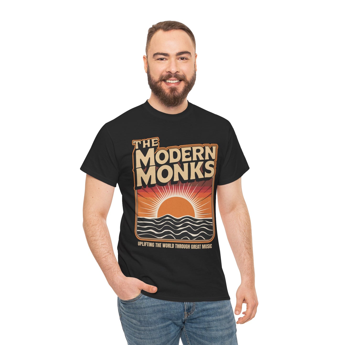 Modern Monks Retro Sunrise T-Shirt