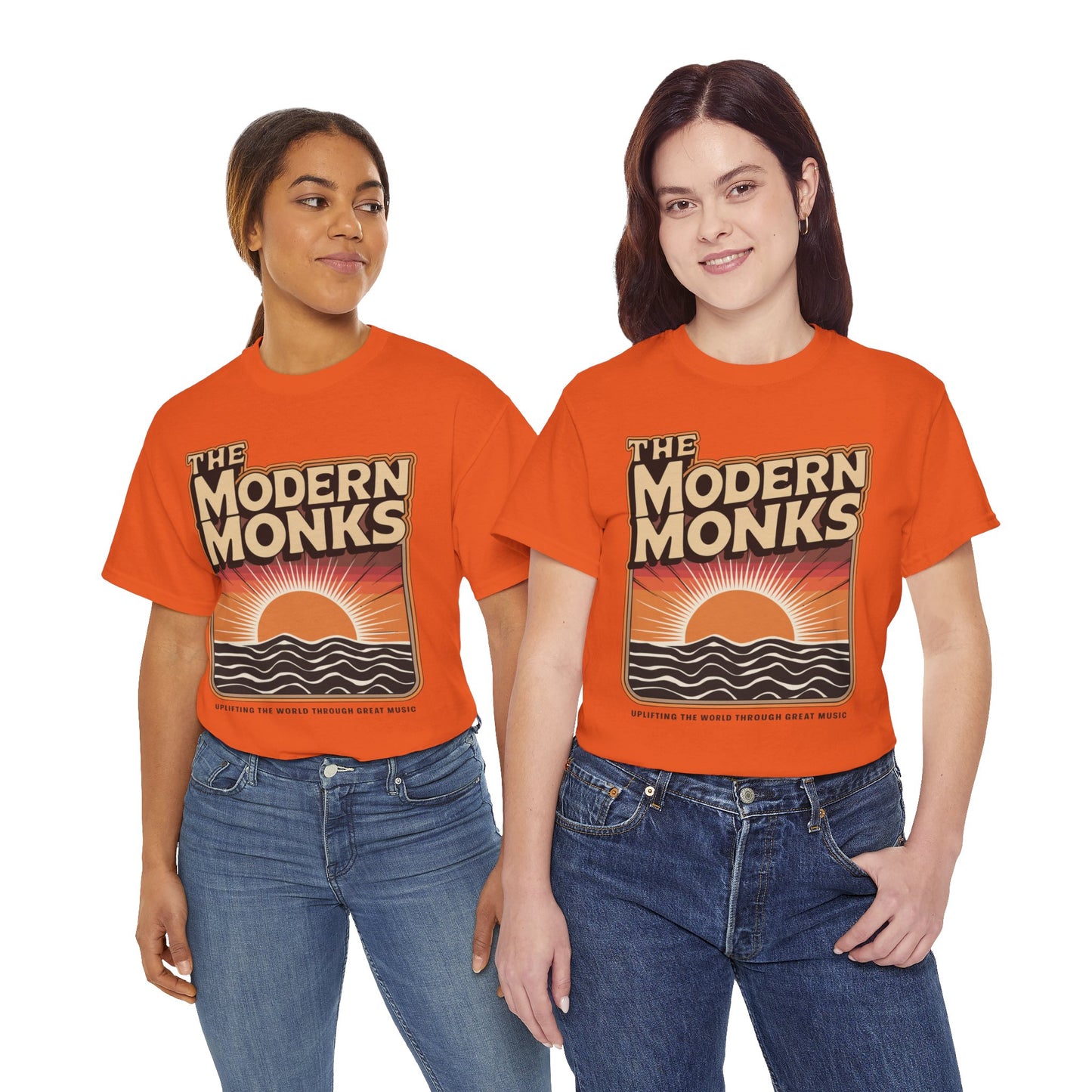 Modern Monks Retro Sunrise T-Shirt