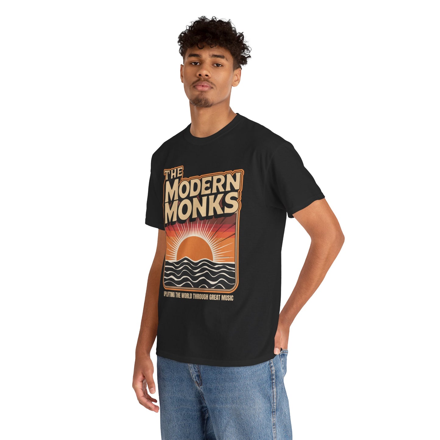 Modern Monks Retro Sunrise T-Shirt