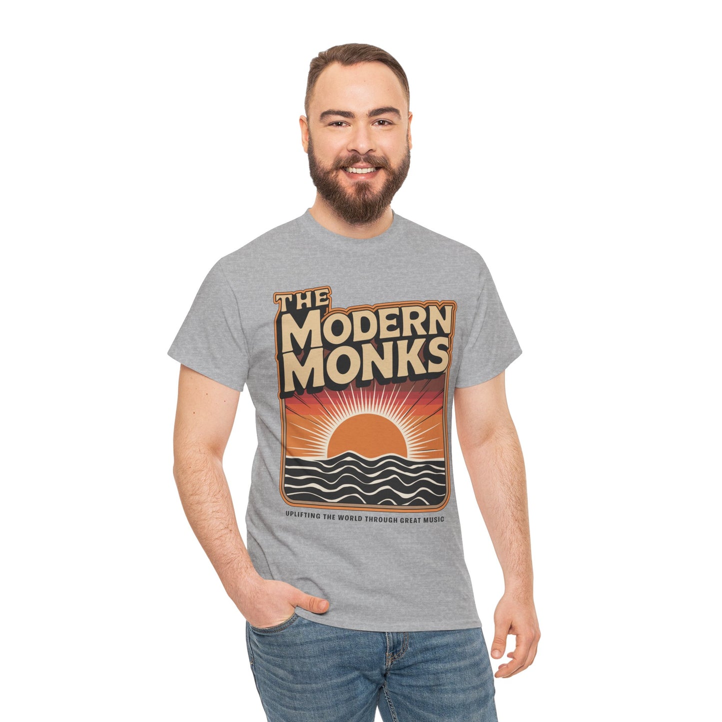 Modern Monks Retro Sunrise T-Shirt