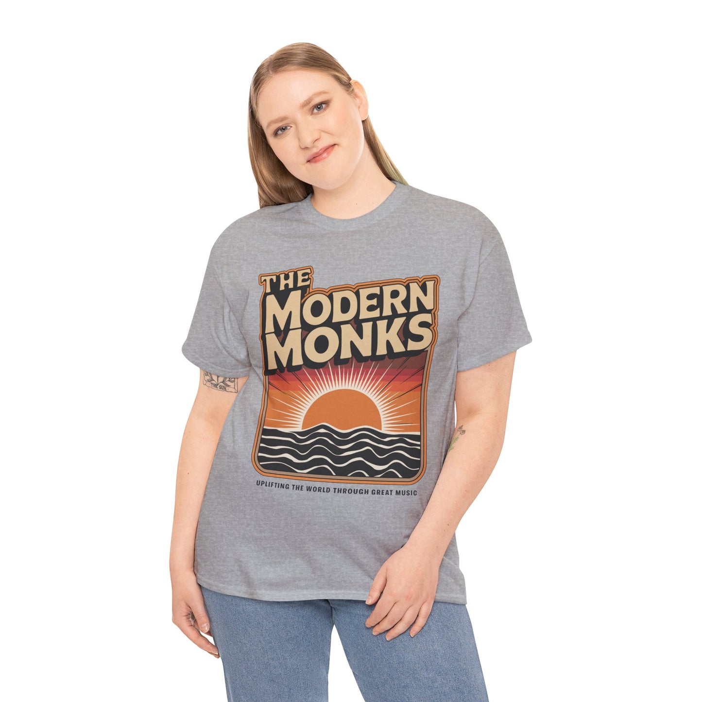 Modern Monks Retro Sunrise T-Shirt