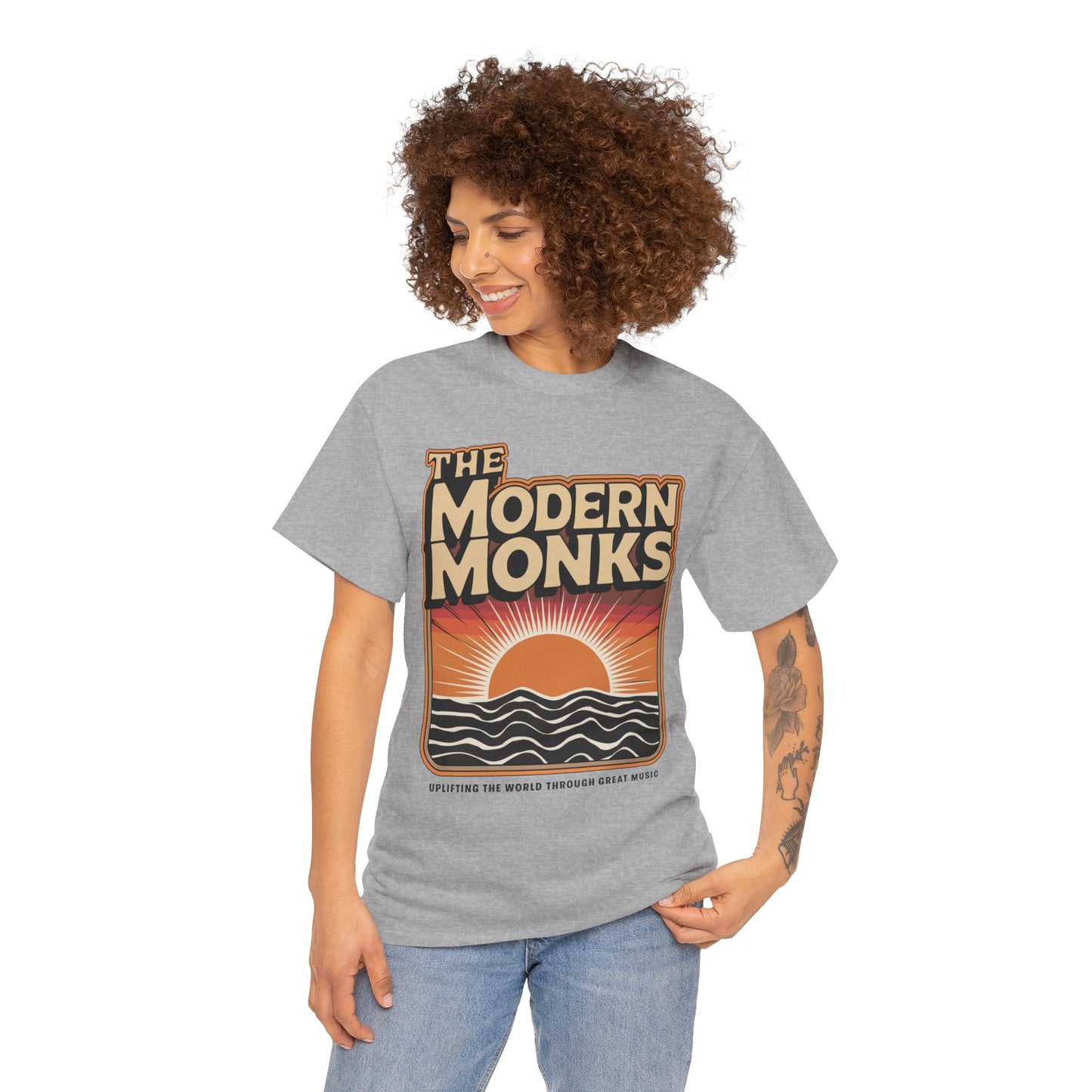 Modern Monks Retro Sunrise T-Shirt