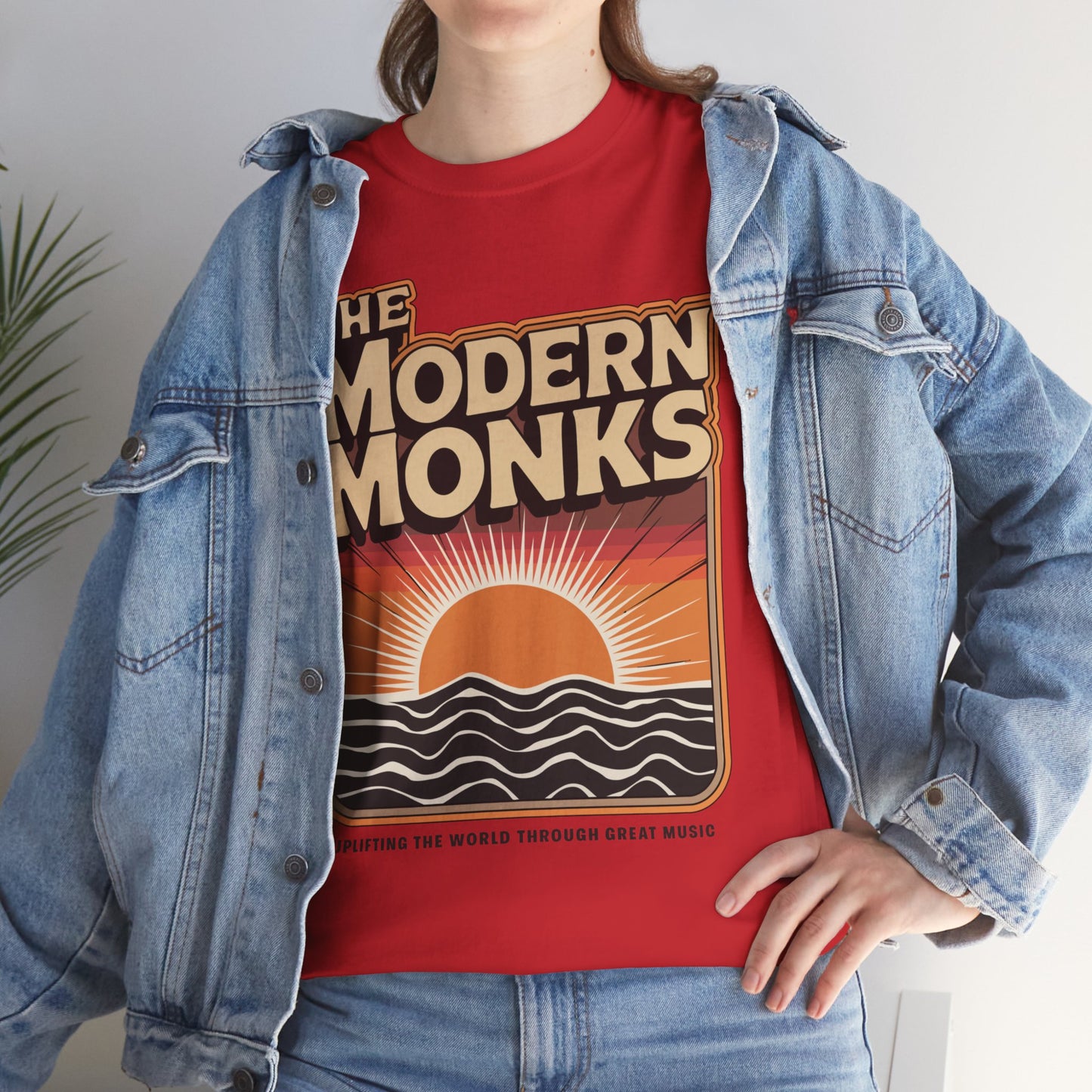 Modern Monks Retro Sunrise T-Shirt