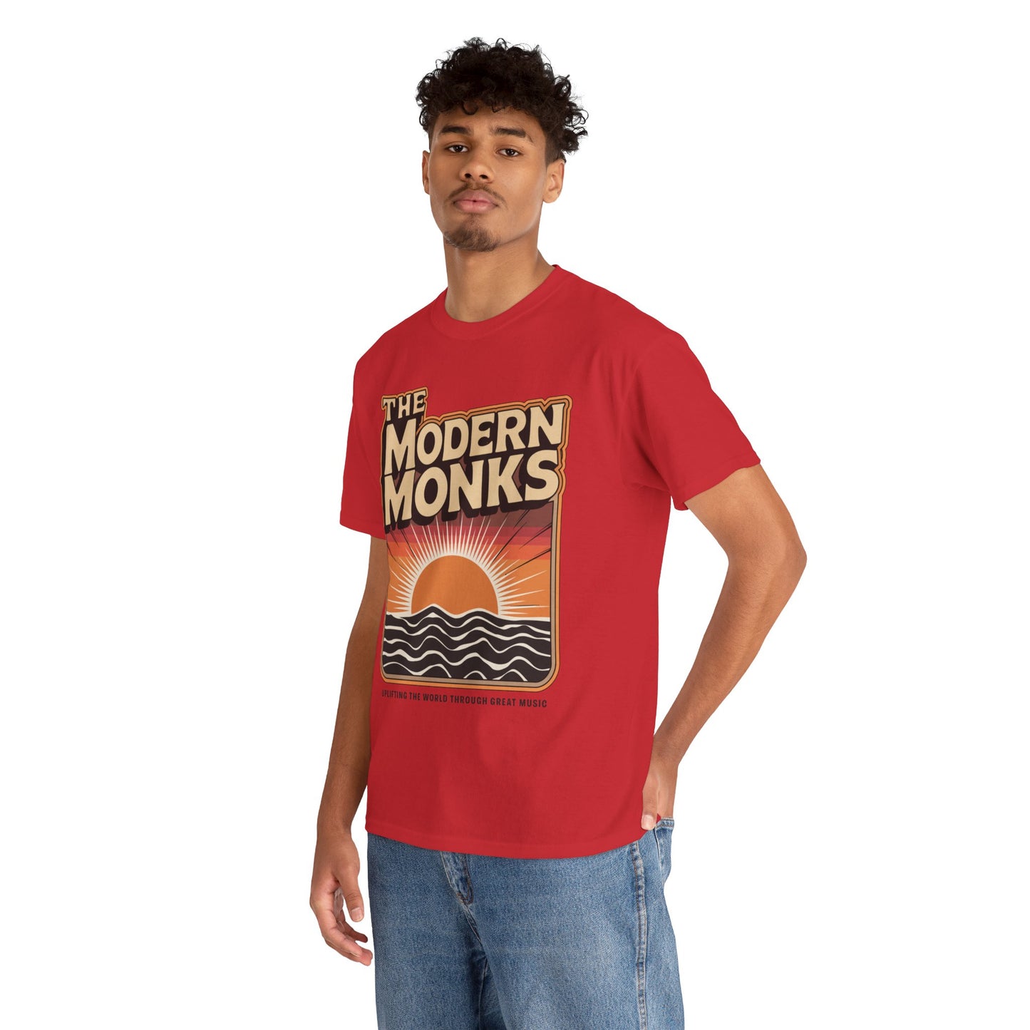 Modern Monks Retro Sunrise T-Shirt
