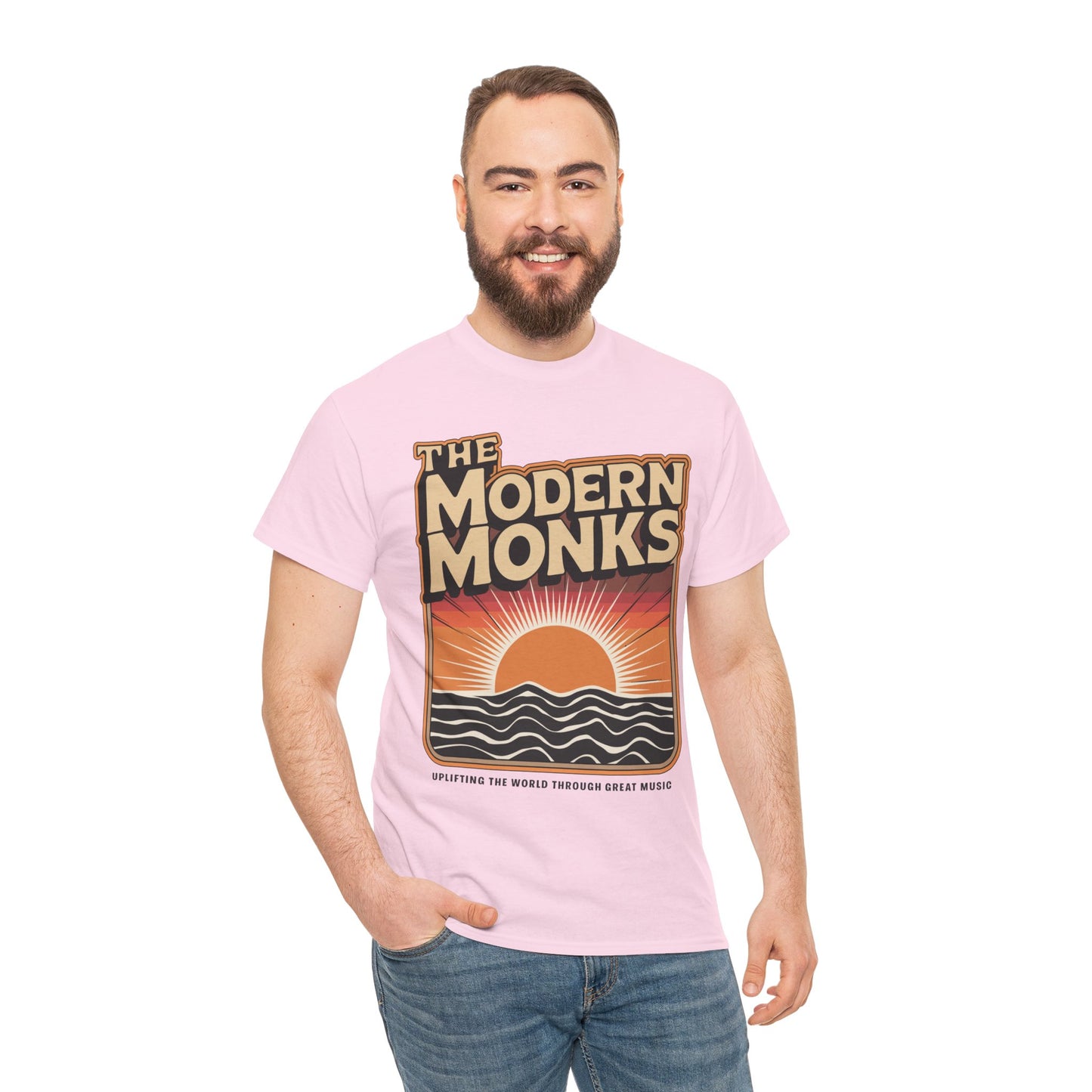 Modern Monks Retro Sunrise T-Shirt