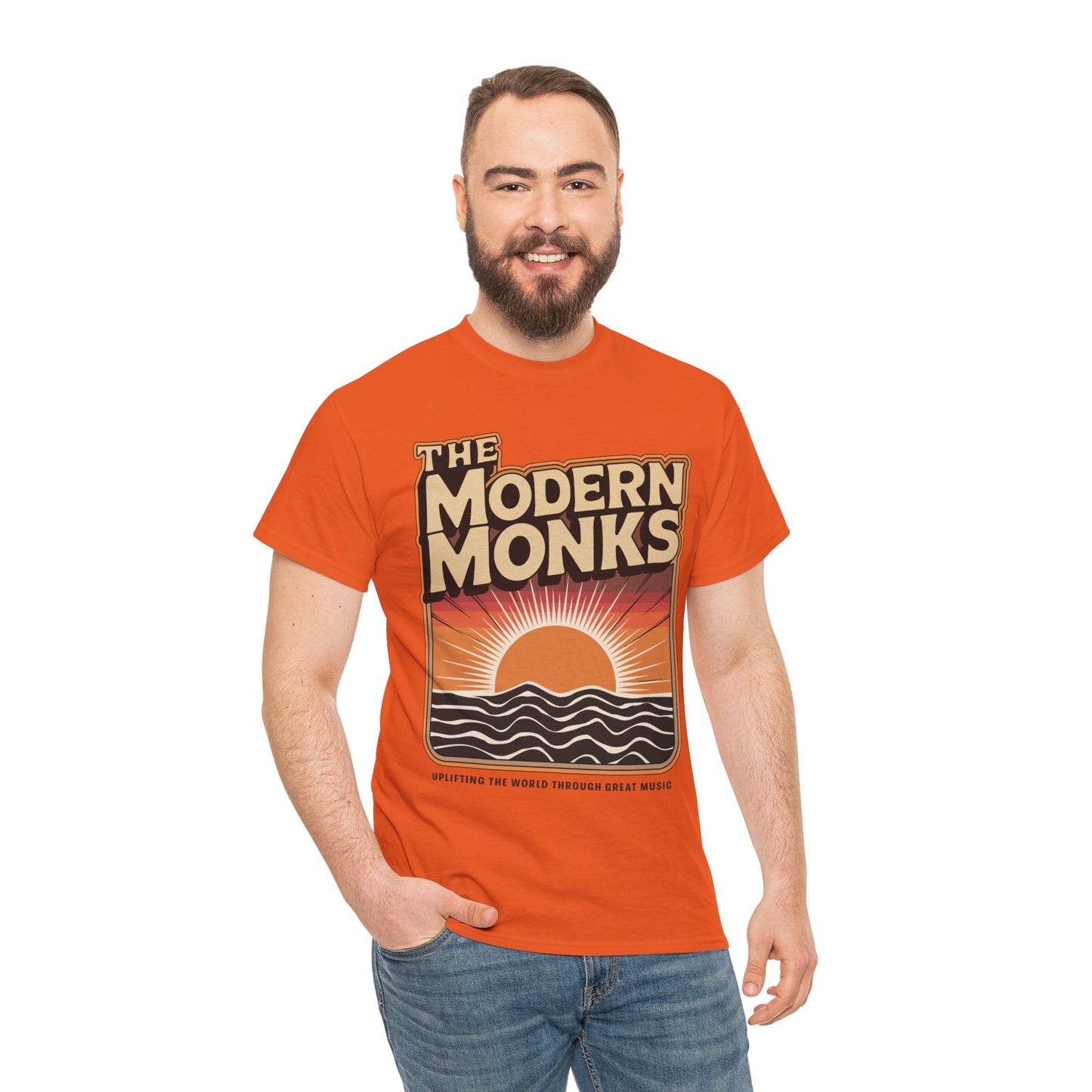 Modern Monks Retro Sunrise T-Shirt