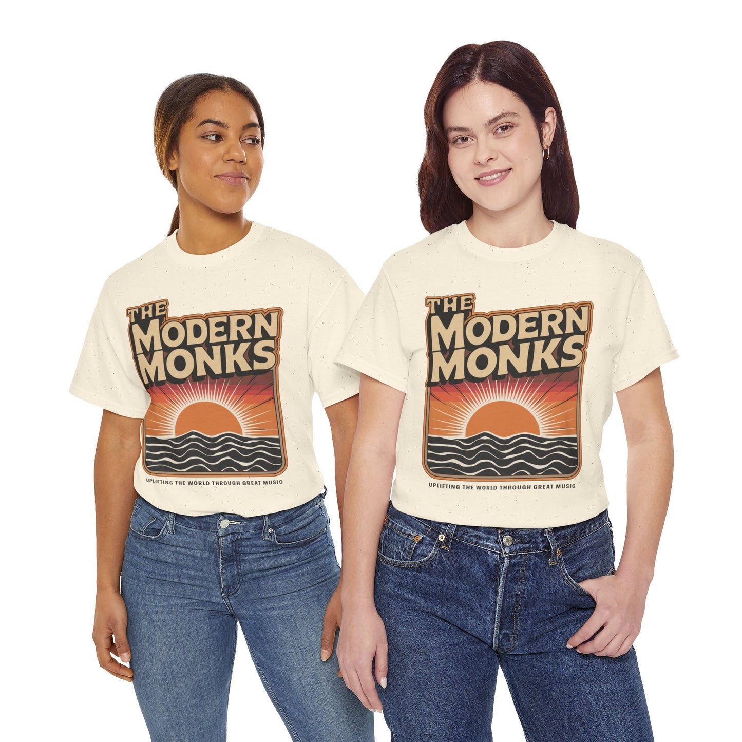 Modern Monks Retro Sunrise T-Shirt