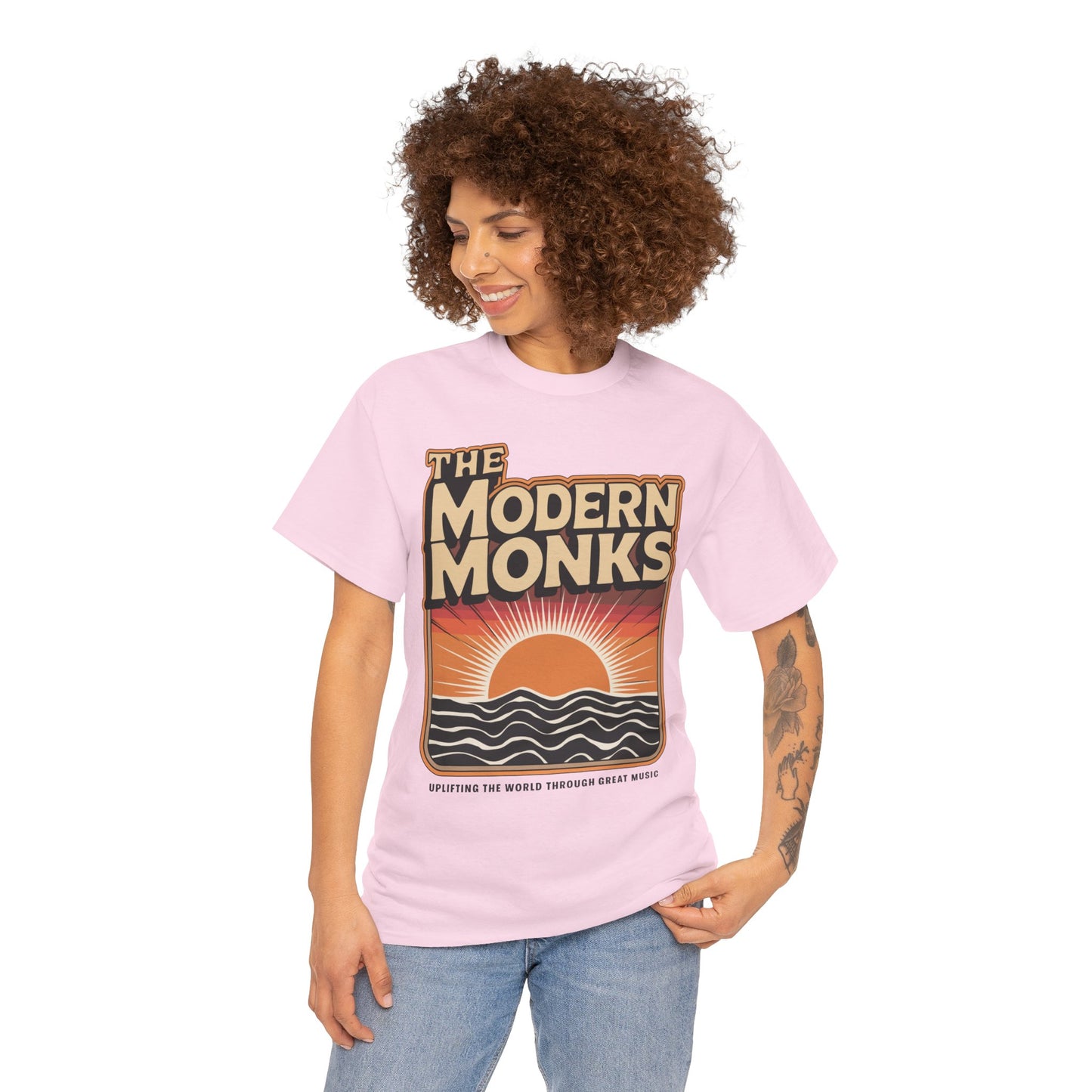 Modern Monks Retro Sunrise T-Shirt