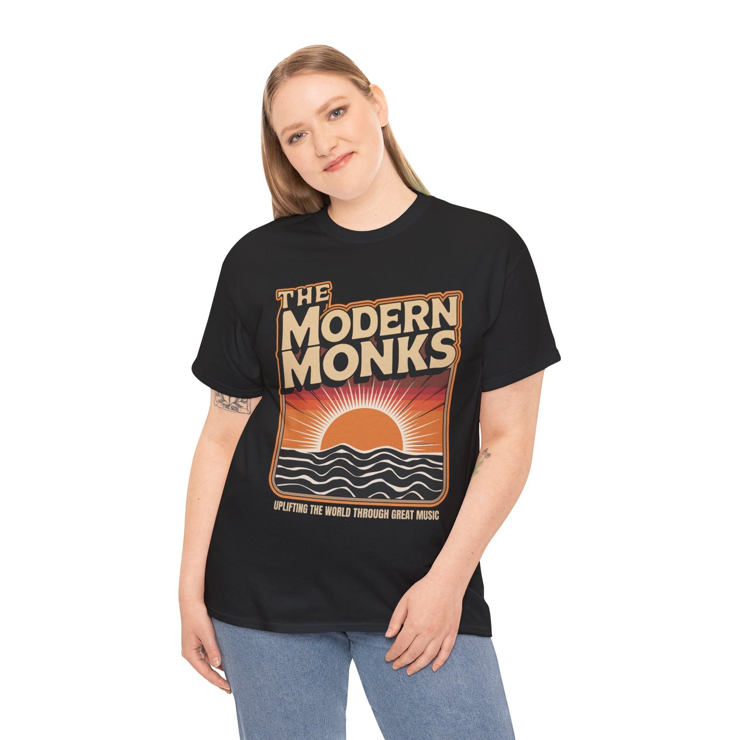 Modern Monks Retro Sunrise T-Shirt
