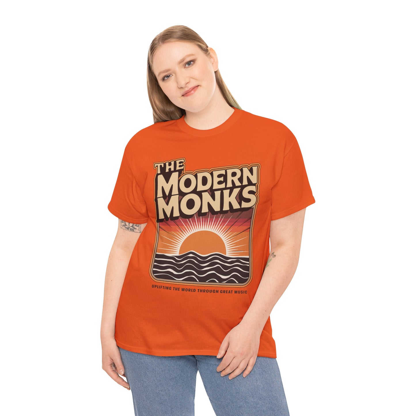 Modern Monks Retro Sunrise T-Shirt