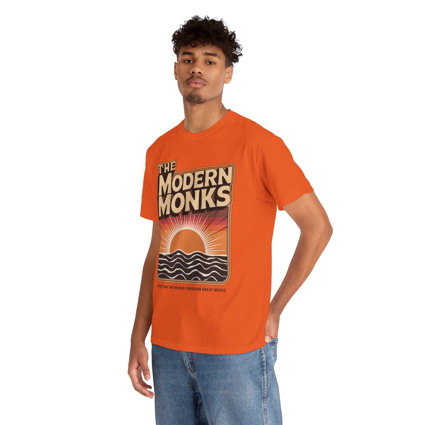 Modern Monks Retro Sunrise T-Shirt