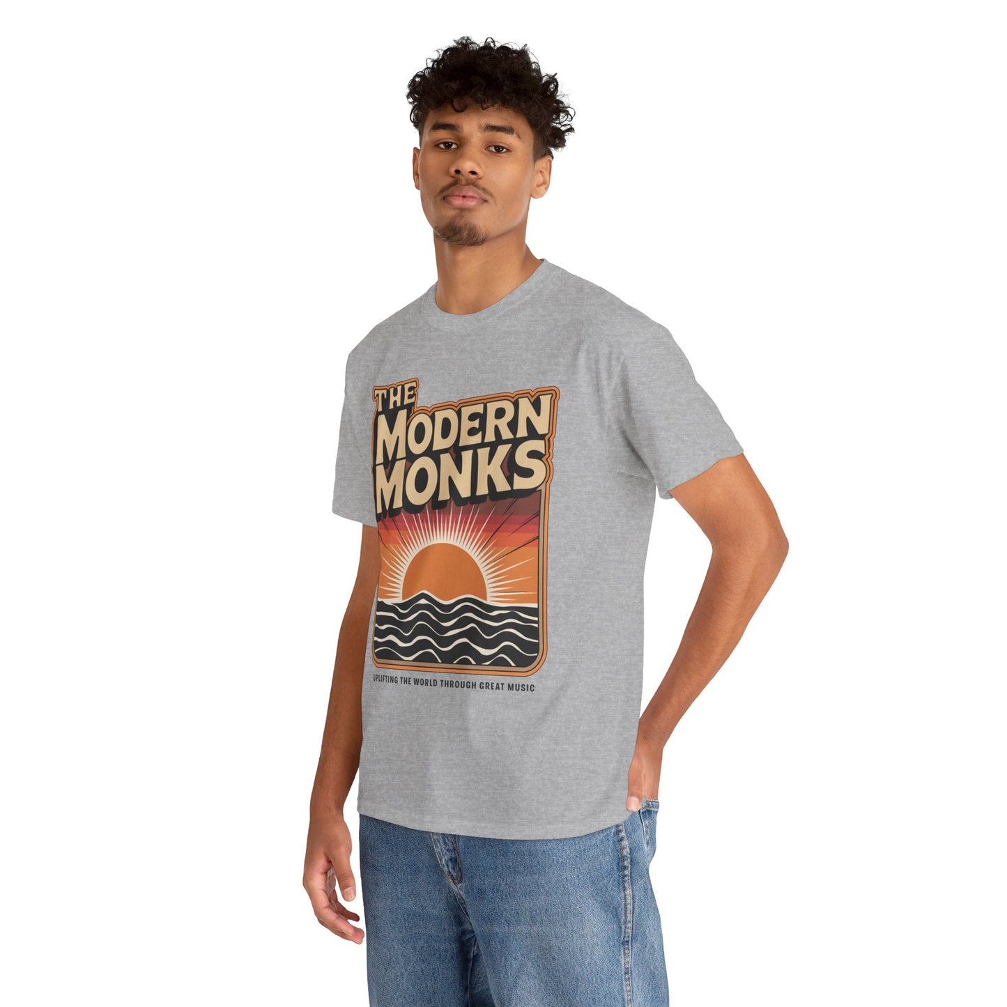 Modern Monks Retro Sunrise T-Shirt