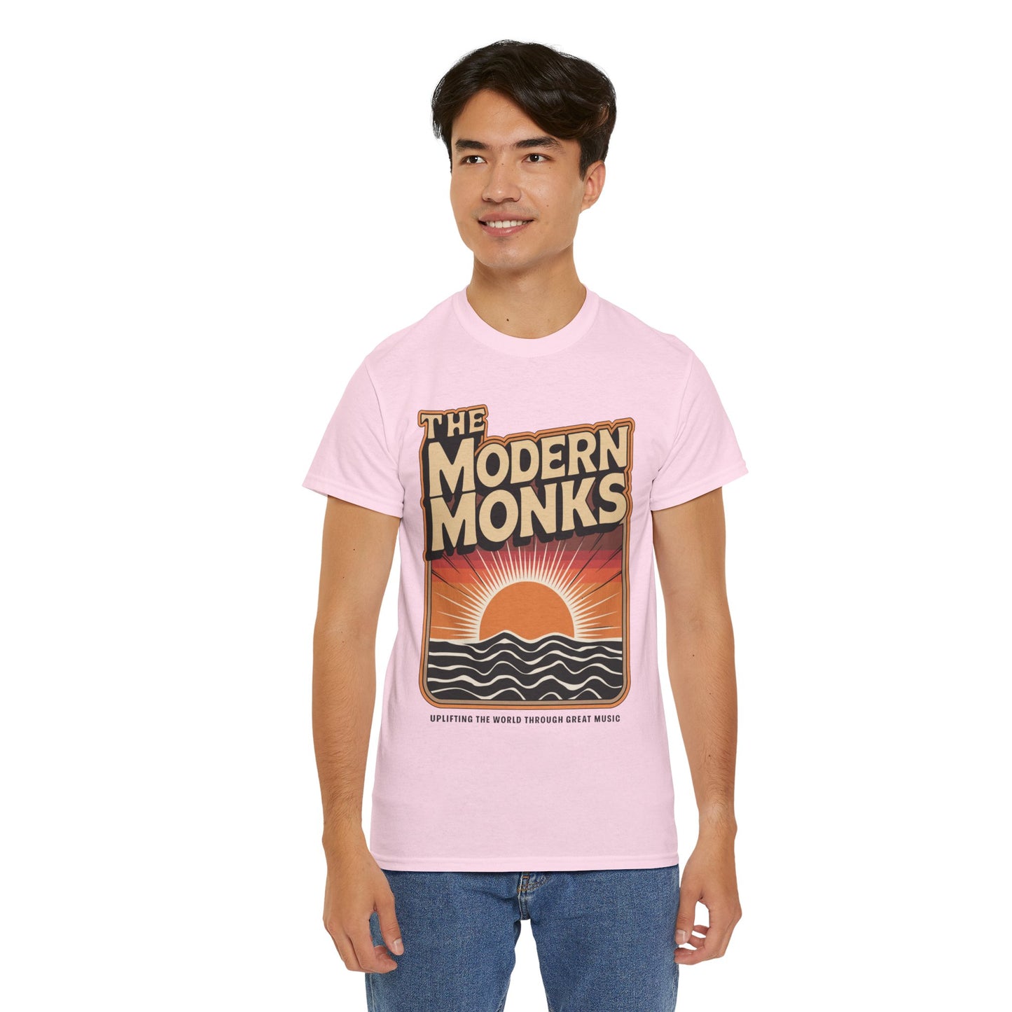 Modern Monks Retro Sunrise T-Shirt