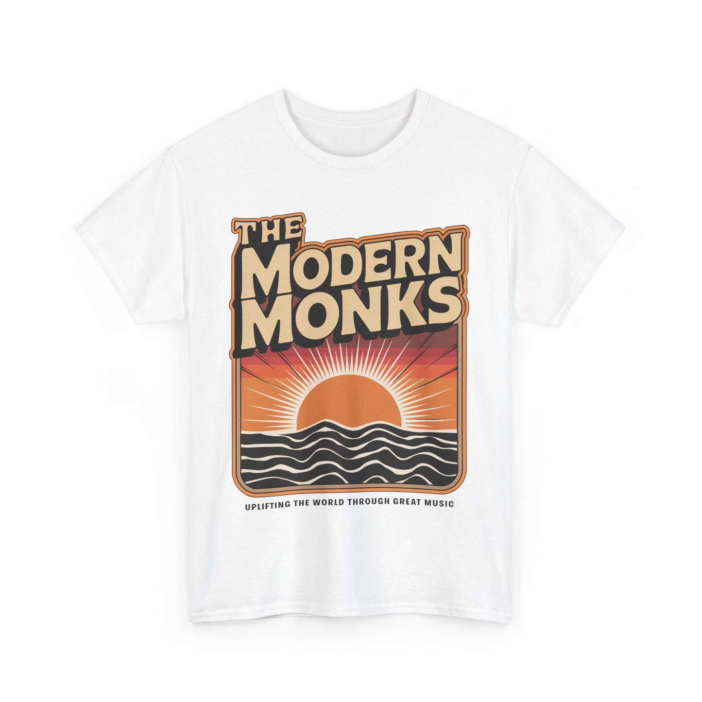 Modern Monks Retro Sunrise T-Shirt