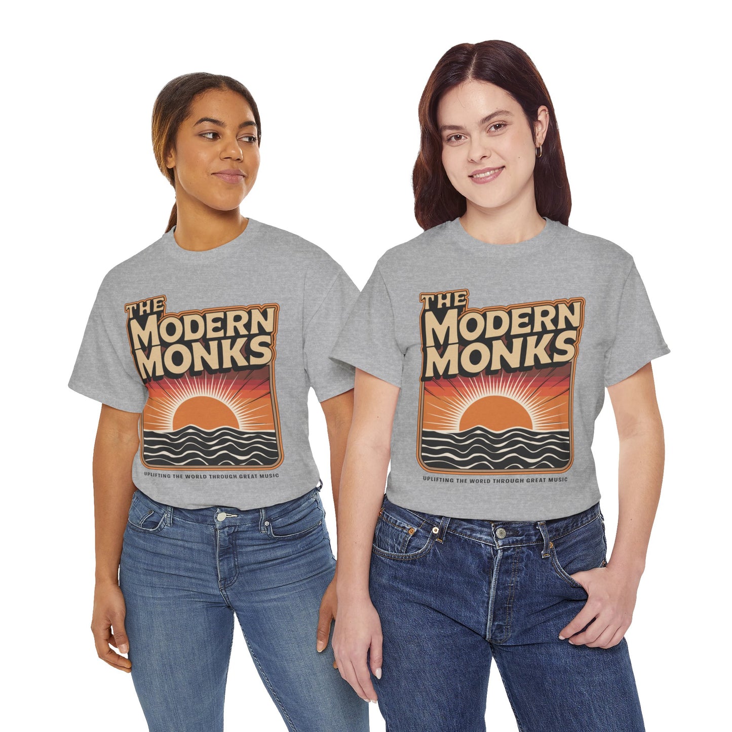 Modern Monks Retro Sunrise T-Shirt