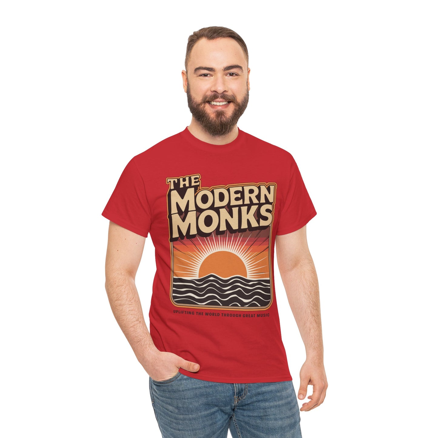Modern Monks Retro Sunrise T-Shirt