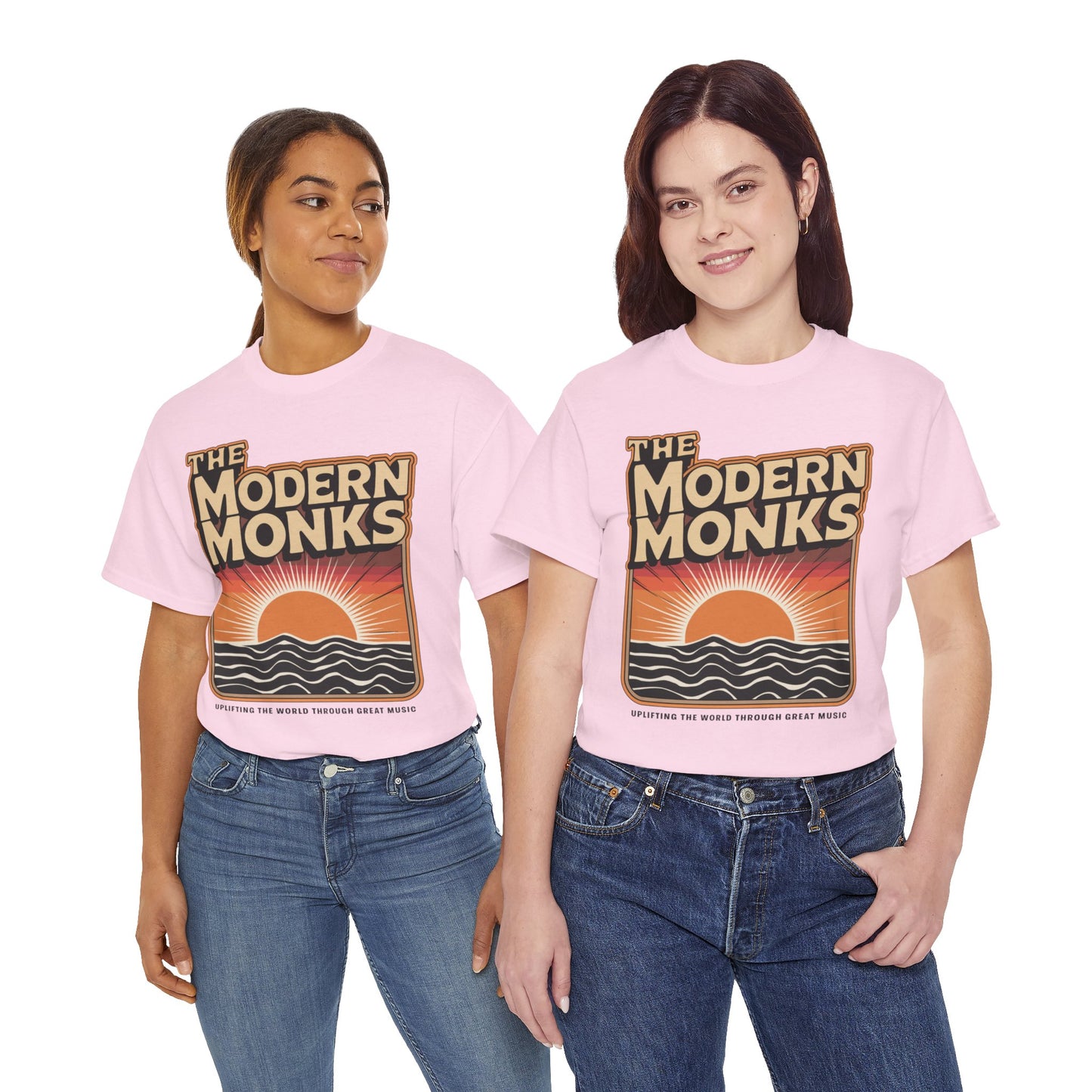 Modern Monks Retro Sunrise T-Shirt