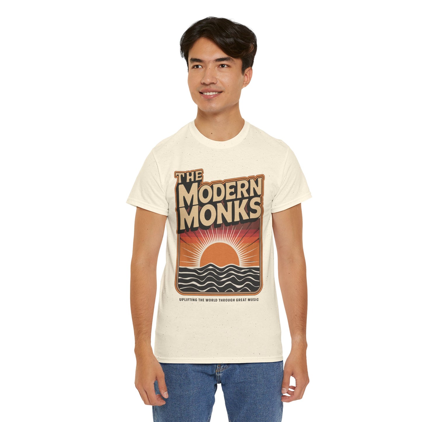 Modern Monks Retro Sunrise T-Shirt