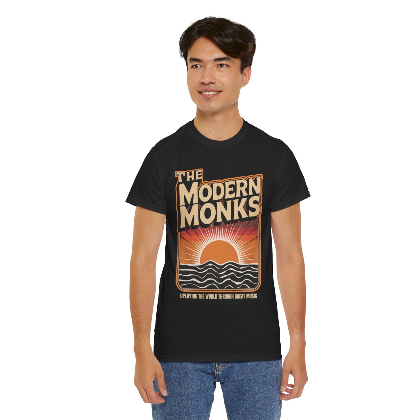 Modern Monks Retro Sunrise T-Shirt