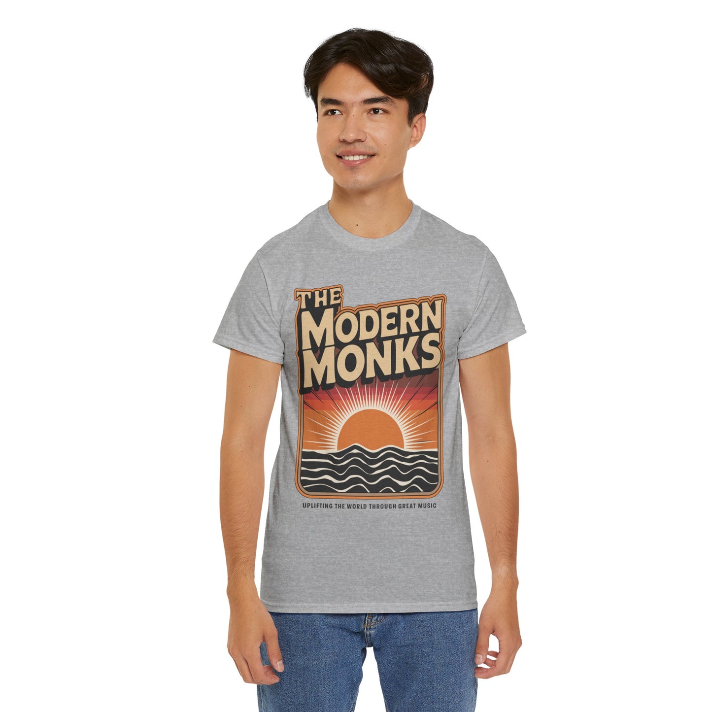 Modern Monks Retro Sunrise T-Shirt