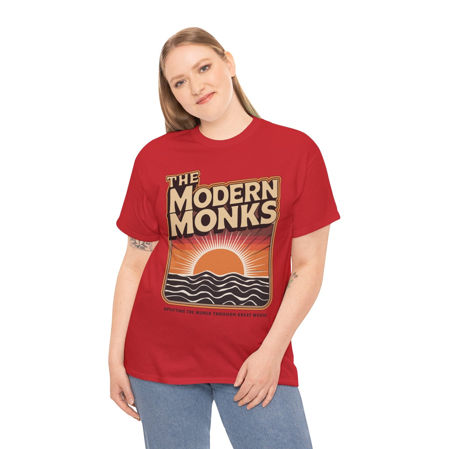 Modern Monks Retro Sunrise T-Shirt