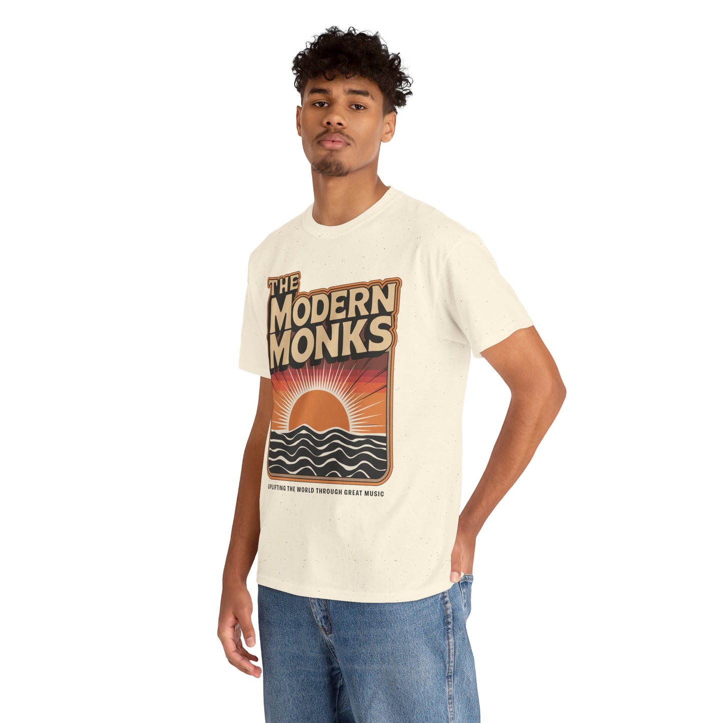 Modern Monks Retro Sunrise T-Shirt