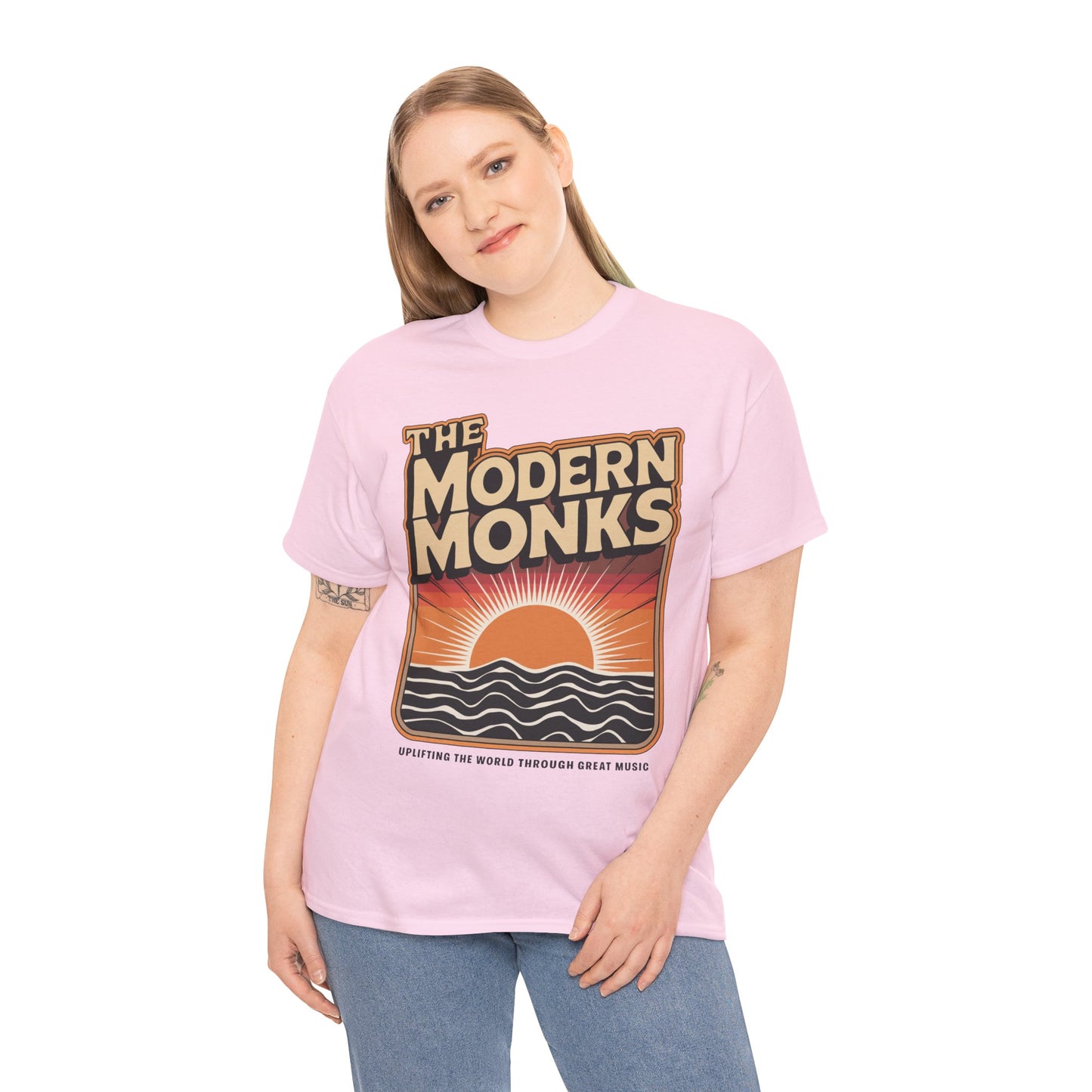 Modern Monks Retro Sunrise T-Shirt