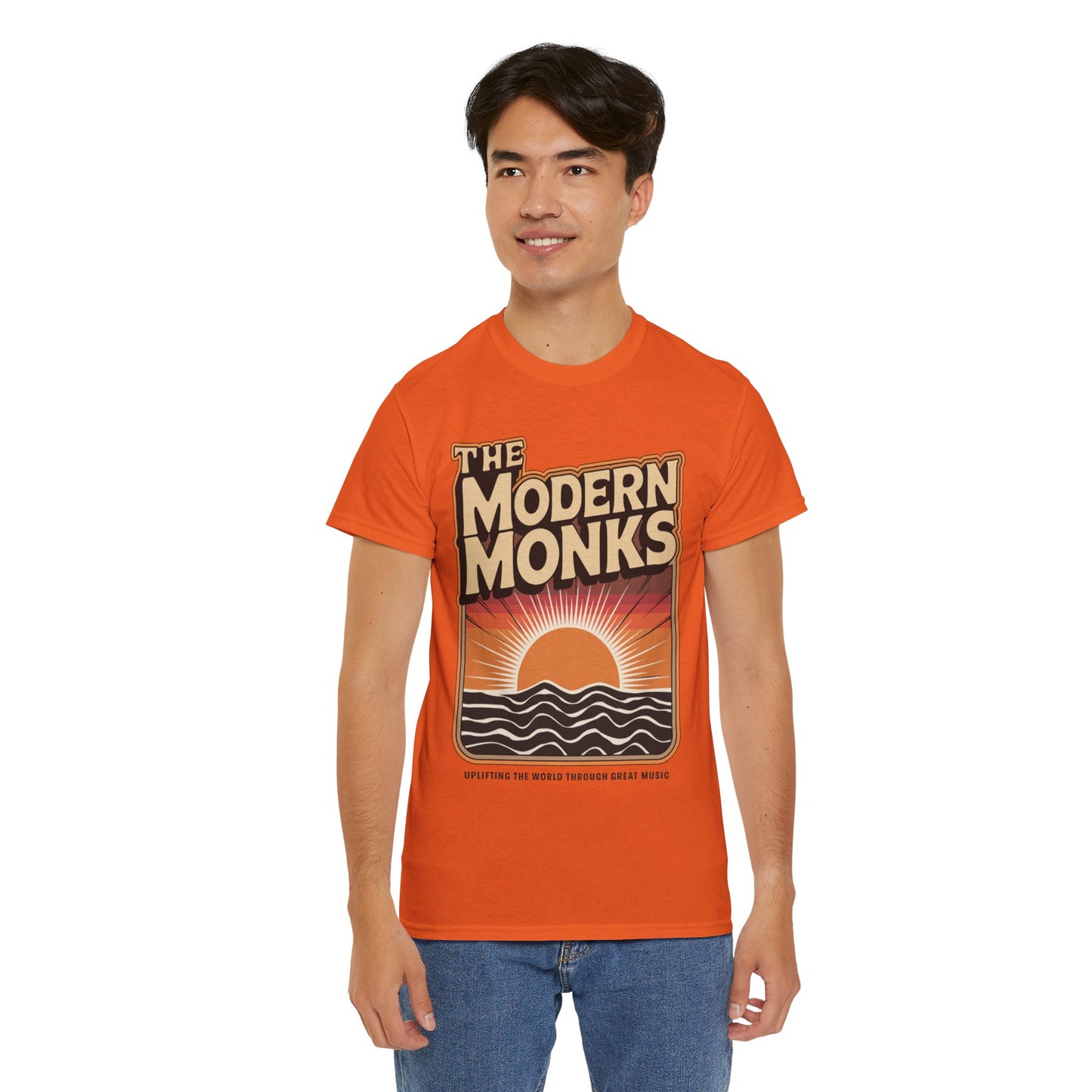 Modern Monks Retro Sunrise T-Shirt