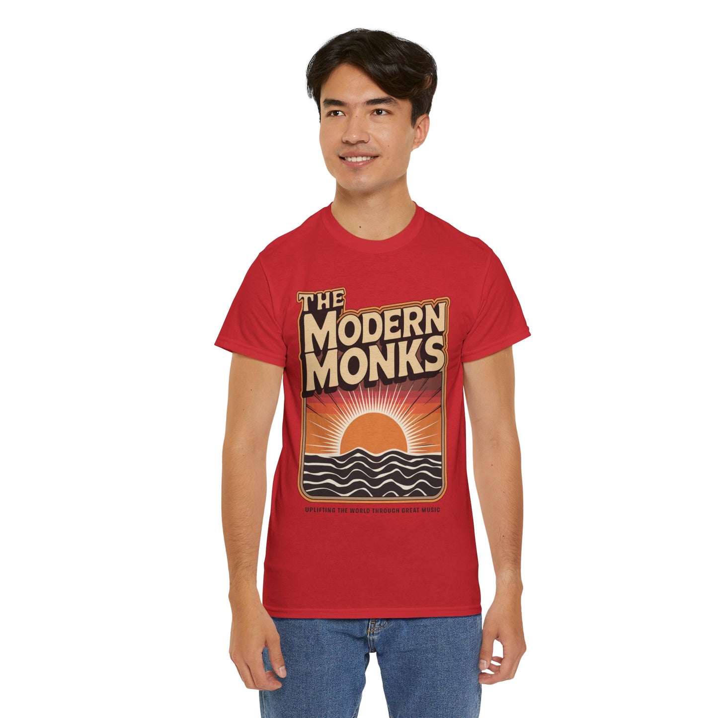 Modern Monks Retro Sunrise T-Shirt