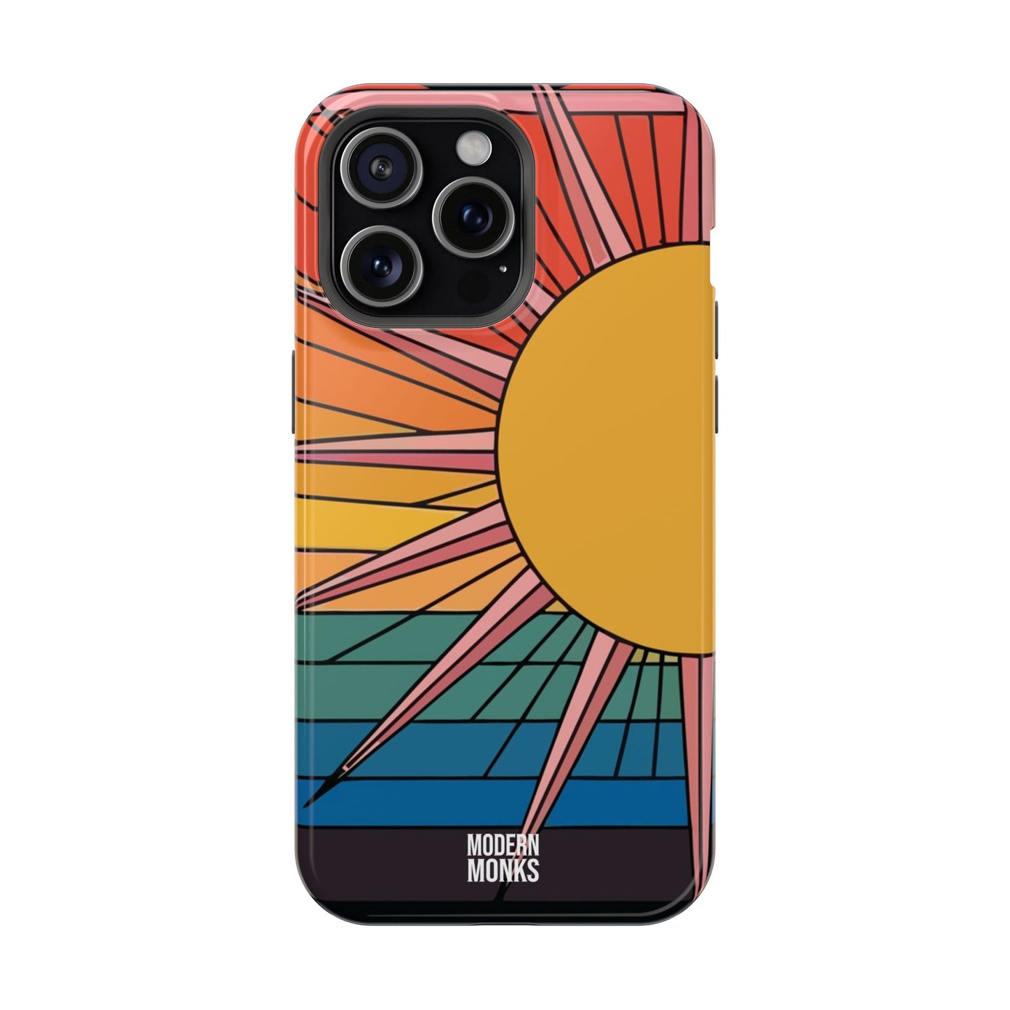 Modern Monks Rainbow Sun Magnetic Tough Case