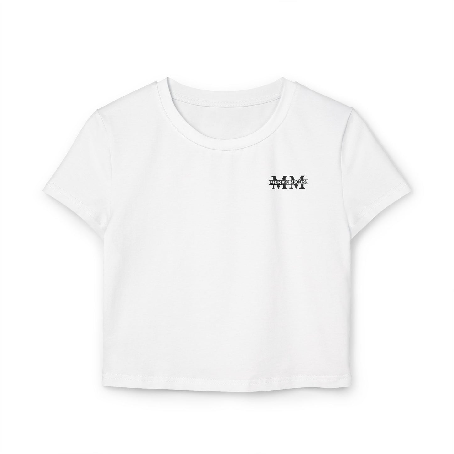 Modern Monks Minimalist Crop Top