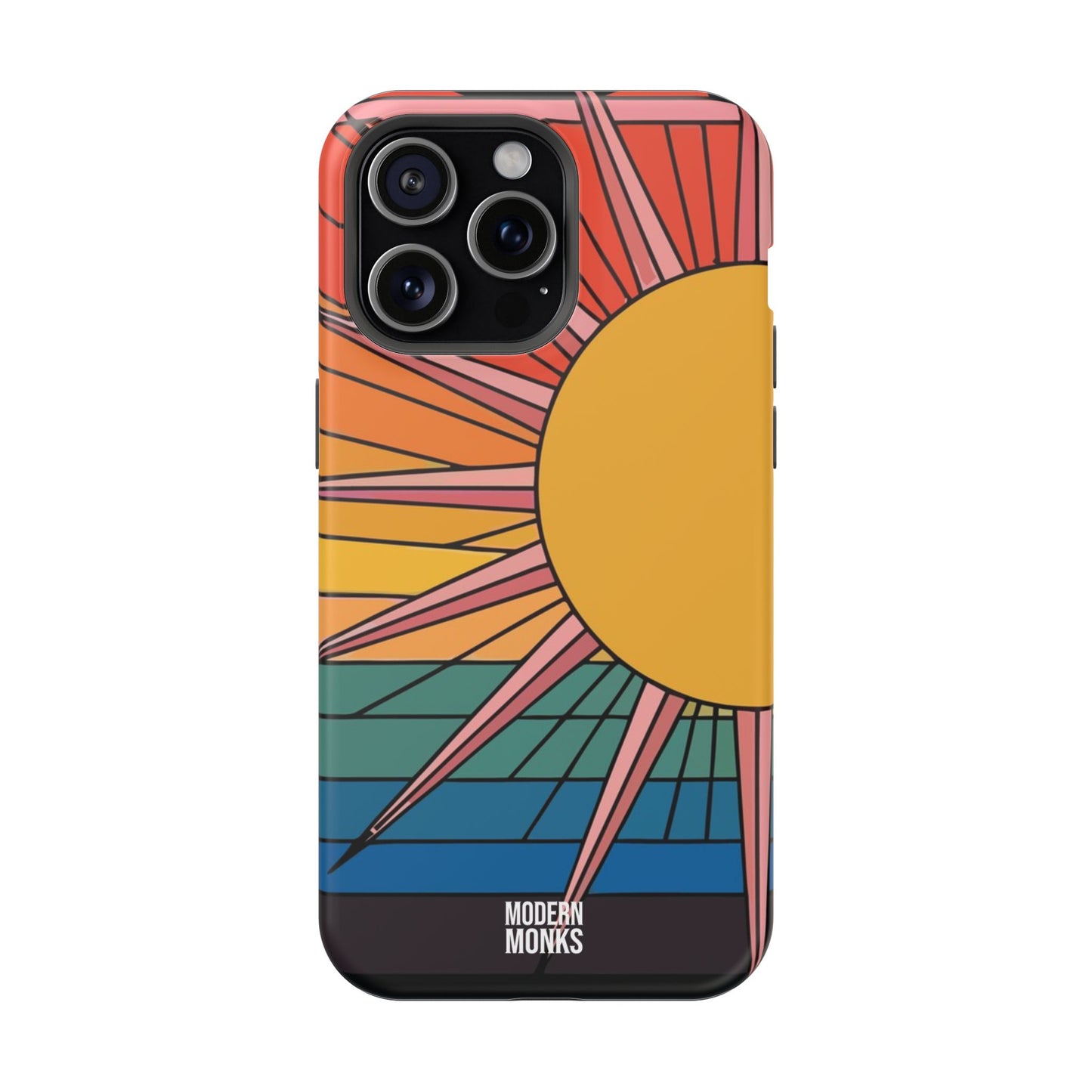 Modern Monks Rainbow Sun Magnetic Tough Case