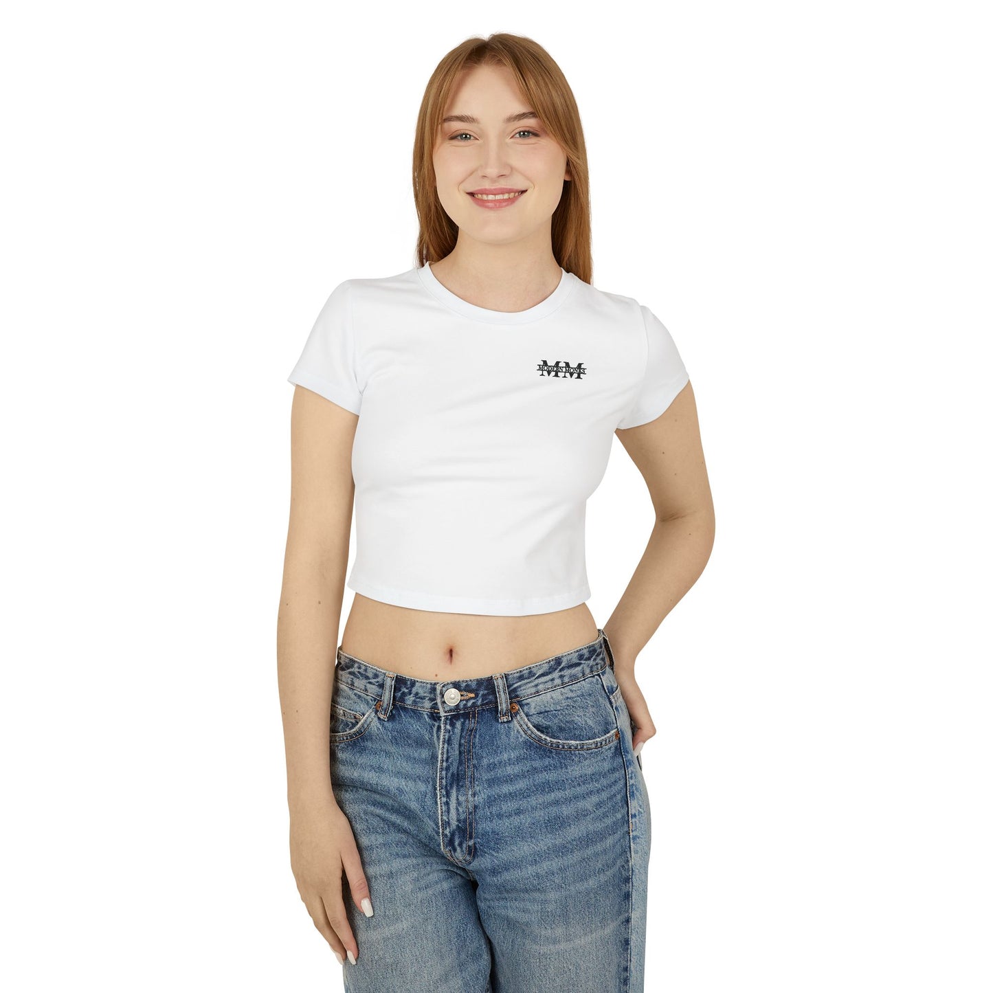 Modern Monks Minimalist Crop Top